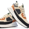 Baskets Beige/Orange Homme Kaporal Dolpi