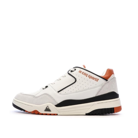 Baskets Blanc/Orange Homme Le Coq Sportif Dynactif T1000