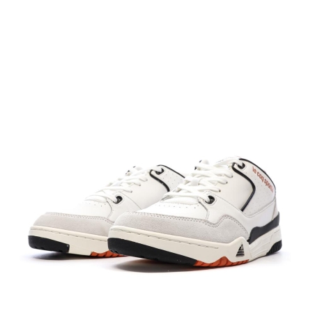 Baskets Blanc/Orange Homme Le Coq Sportif Dynactif T1000