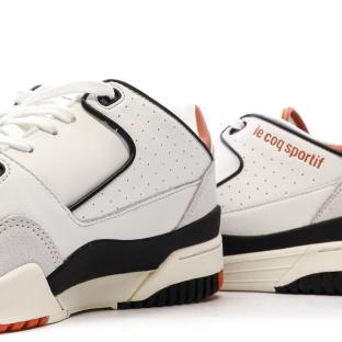 Baskets Blanc/Orange Homme Le Coq Sportif Dynactif T1000