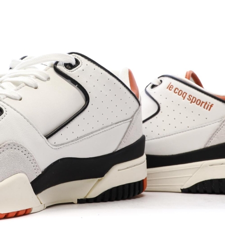 Baskets Blanc/Orange Homme Le Coq Sportif Dynactif T1000