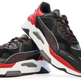 Baskets Noires/Rouges Homme Puma Ferrari Rs