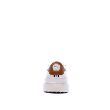 Baskets de golf Blanches/Camel Homme Puma Hypnotic
