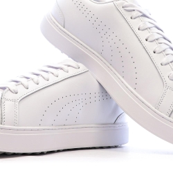 Baskets de golf Blanches/Camel Homme Puma Hypnotic