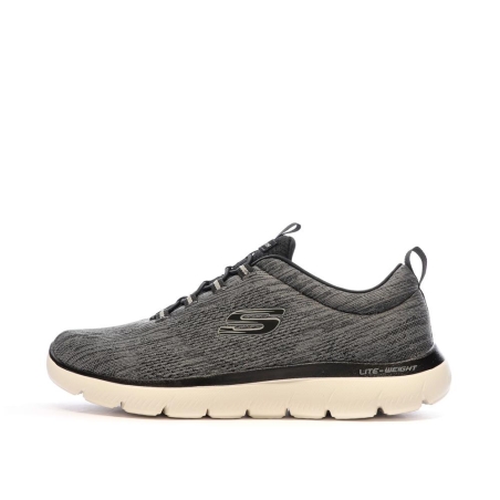 Baskets Grises Homme Skechers Summits