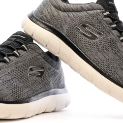 Baskets Grises Homme Skechers Summits