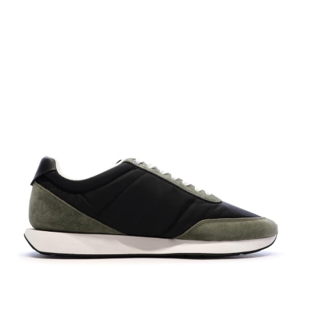 Baskets Noir/Kaki Homme Calvin Klein Jeans Retros