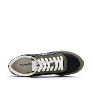 Baskets Noir/Kaki Homme Calvin Klein Jeans Retros