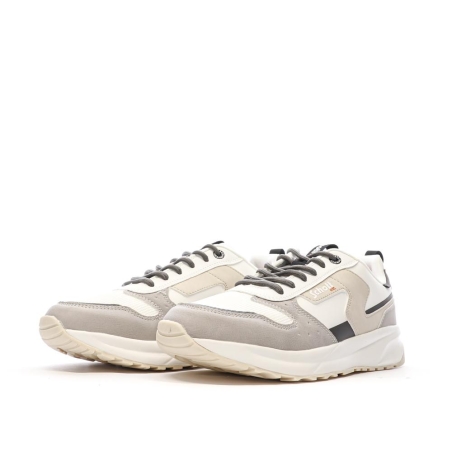 Baskets Blanches/Grises Homme Schott Maki