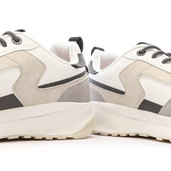 Baskets Blanches/Grises Homme Schott Maki