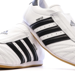 Baskets Blanc/Noir Mixte Adidas Taekwondo