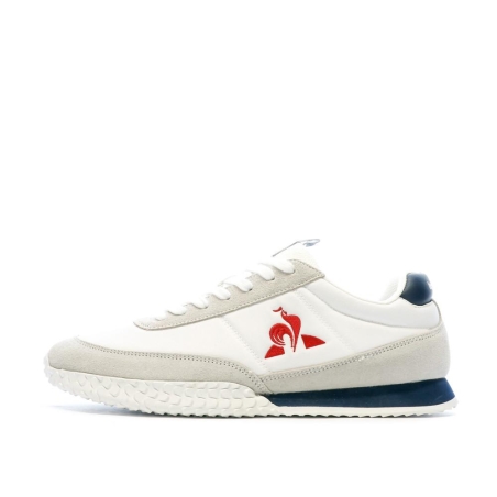 Baskets Blanches Homme Le Coq Sportif Veloce Tricolore Optical