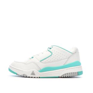 Baskets Blanches/Turquoises Homme Le Coq Sportif Nineties