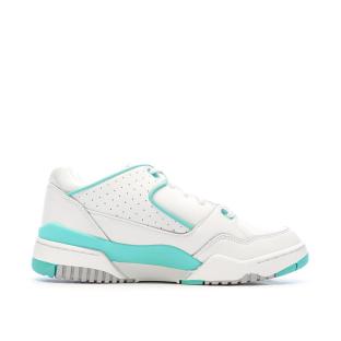 Baskets Blanches/Turquoises Homme Le Coq Sportif Nineties