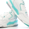 Baskets Blanches/Turquoises Homme Le Coq Sportif Nineties