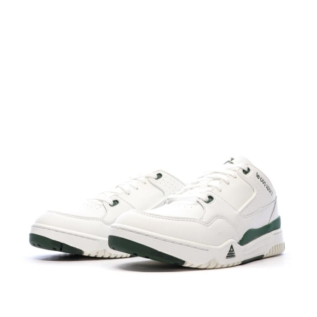Baskets Blanches/Vertes Homme Le Coq Sportif T1000