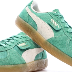 Baskets Vertes Homme Puma Palermo Vintage