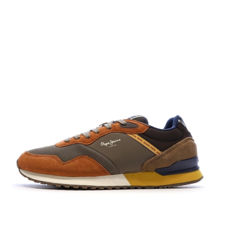 Baskets Marron Homme Pepe jeans London