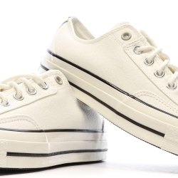Baskets Ecru Homme Converse Chuck 70 Canvas