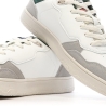 Baskets Blanches/Grises/Vertes Homme Schott Darcy
