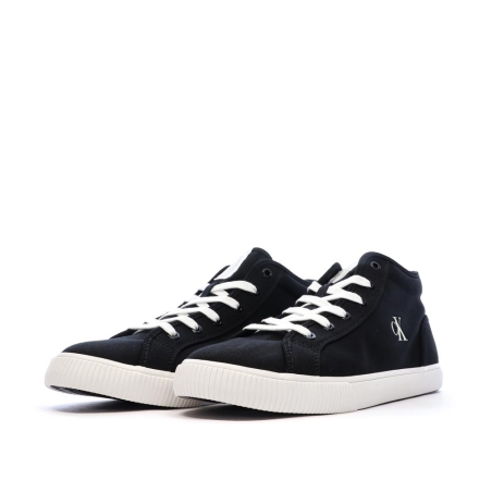 Baskets Noir/Blanc Homme Calvin Klein Jeans Ess Vulc