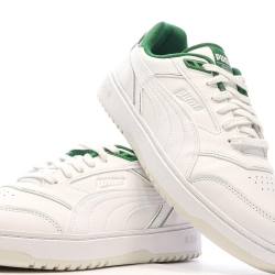 Baskets Blanches/Vertes Homme Puma Doublecourt03