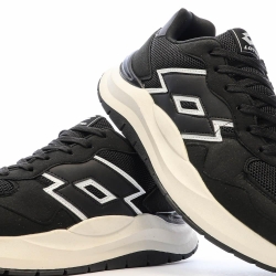 Baskets Noire/Blanche Homme Lotto Twenty6