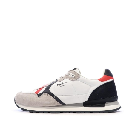 Baskets Gris/Blanc Homme Pepe Jeans Brit Road