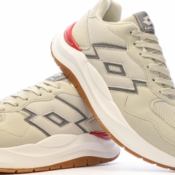 Baskets Beige/Blanche Homme Lotto Twenty6