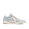 Baskets Bleu Clair/Écru Homme Nike Air Jordan 1 Low