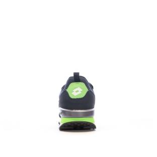 Baskets Marine/Vert Homme Lotto Twenty 5