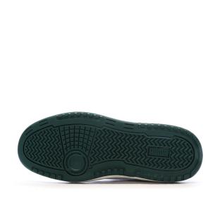 Baskets Blanches/Vertes Foncés Homme Puma Doublecourt03