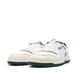 Baskets Blanches/Vertes Foncés Homme Puma Doublecourt03