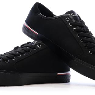Baskets Noires Homme Tommy Hilfiger Core Corporate Vulcs