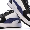 Baskets Blanc/Noir/Bleu Homme Puma Caven 2.0