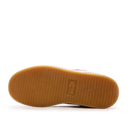 Baskets Rouge Mixte Puma Creeper Phatty Cordu