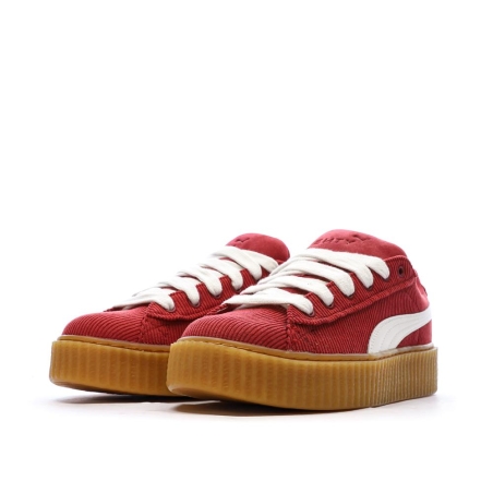 Baskets Rouge Mixte Puma Creeper Phatty Cordu