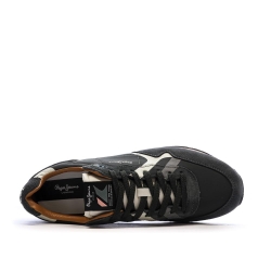 Baskets Noir/Rose Homme Pepe jeans Brit Prints