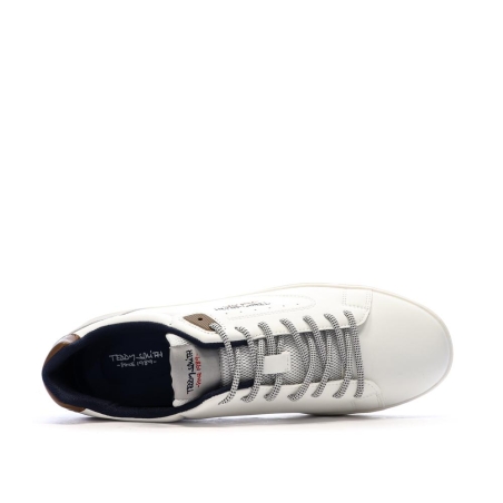Baskets Blanches/Grises/Camel Homme Teddy Smith 71513