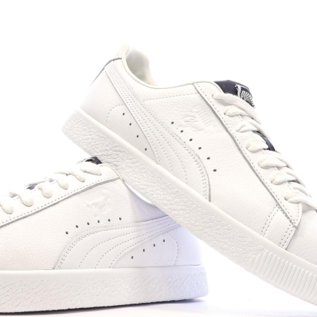 Baskets Blanches Homme Puma Clyde Varsity