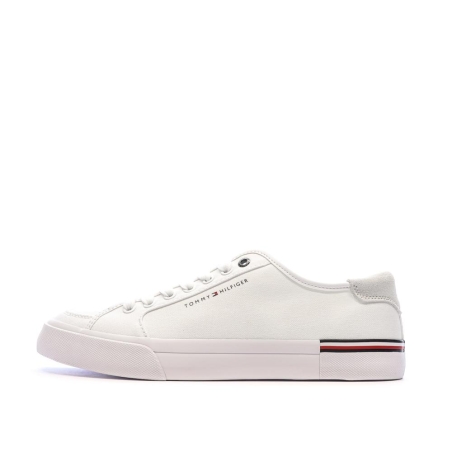 Baskets Blanches Homme Tommy Hilfiger Core Corporate Vulc