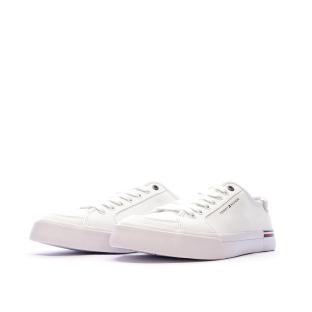 Baskets Blanches Homme Tommy Hilfiger Core Corporate Vulc