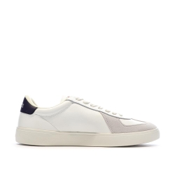 Baskets Blanches/Marine Homme Lacoste Baseshot Pro 225