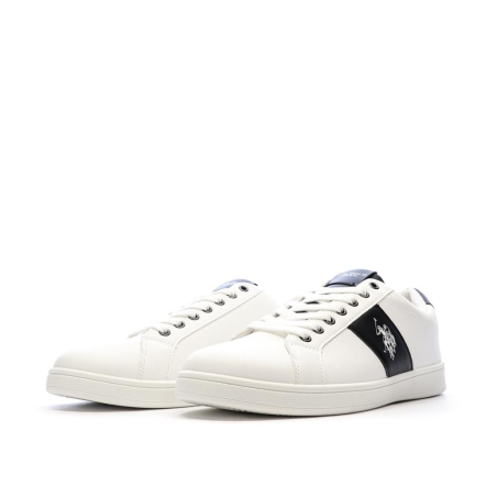 Baskets Blanches/Noires Homme US Polo ASSN High-top