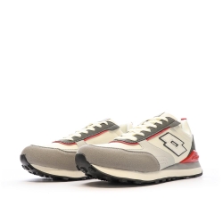 Baskets Beige/Gris Homme Lotto Twenty 5