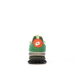 Baskets Kaki/Blanche Homme Lotto Twenty 5