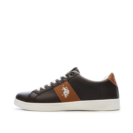 Baskets Marrons/Camel Homme US Polo ASSN
