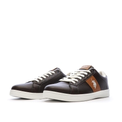 Baskets Marrons/Camel Homme US Polo ASSN