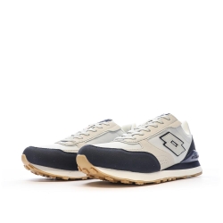 Baskets Grises/Marine Homme Lotto Twenty 5