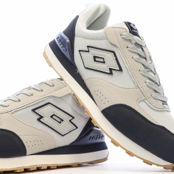 Baskets Grises/Marine Homme Lotto Twenty 5